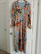 Hope & Ivy Pale Blue Floral